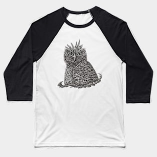 Baby Owl Baseball T-Shirt